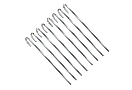 Belissa Zelthering Bodenanker Erdanker Befestigungsanker Zeltnagel Erdnagel, (8-St), XL 40 cm Stahl Verzinkt