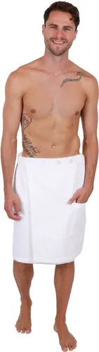 Betz Kilt Frottee Saunakilt BERLIN für Herren in weiß von Betz