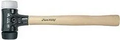 Wiha 26582 Schonhammer 3000g - Ideal für Fliesen- und Landschaftsbau - Hämmer für Fliesenverlegung und Landschaftsbau. Mit pulverbeschichteten Sicherheitsschalen und ergonomischem Hickory-Stiel für besten Grip und Komfort.