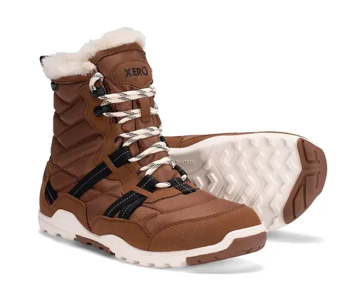 Xero Shoes Alpine Snow Boot - Minimal-Winterstiefel für Damen - Wanderschuhe, warm, wasserdicht und vegan. Der Alpine Boot bietet Barfußgefühl selbst bei Minusgraden dank der 5,5mm dicken FeelTrue® Sohle.