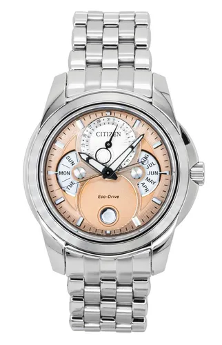 Citizen Calendar Solar Casual Lachs Zifferblatt BU0080-52X 100M Herrenuhr