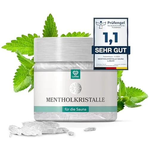 LoWell® 50g Mentholkristalle aus 100% reiner Minze von LoWell