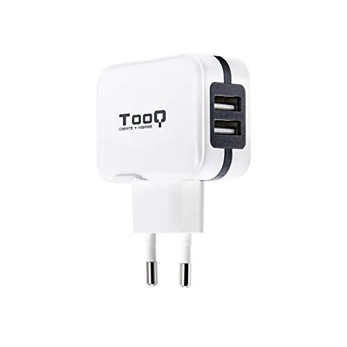2xusb-wandladegerät Tooq Tqwc-1s02 White