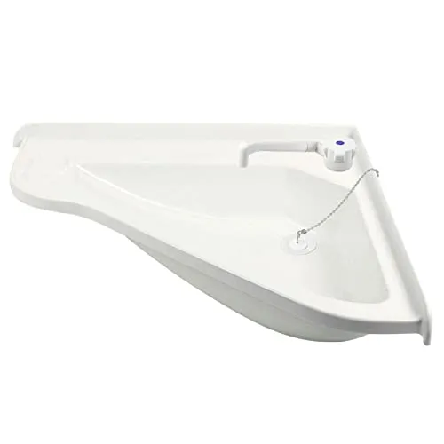 Großes Wohnmobil Waschbecken mit 12V Wasserhahn - Mobilar & Elektrogeräte für Wohnmobile - Großzügiges Waschbecken aus robustem ABS Kunststoff, leicht zu reinigen und einfach zu montieren, ideal für jedes Wohnmobil.