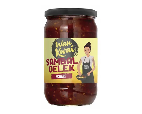 Wan Kwai Saucen, Wan Kwai Sambal Oelek sehr scharf intensive Chiliwürze Paste 750g