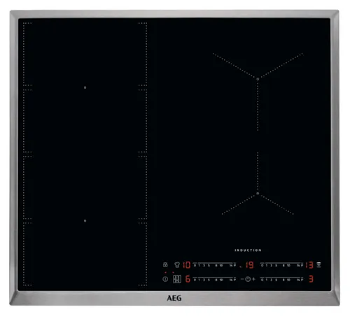 AEG IKS6447CXB Induktionskochfeld 57.6 cm - Kochfeld der Kategorie Kochfelder mit integrierter Zoneninduktion für präzises Kochen und schneller Hitzeentwicklung, ideal für moderne Küchen.