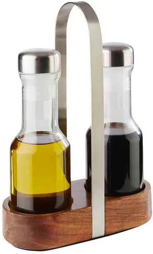 APS 40436 Essig- & Öl-Menage „Wood