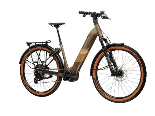 KROSS E-Bike ATB Influx Hybrid 6.0 – 800 Wh, 12 Gänge - Vielseitiges E-Bike für Abenteuer und Alltag. Mit kraftvollem Bosch-Motor und 800-Wh-Batterie für lange Touren. Hydraulische Scheibenbremsen garantieren sichere Fahrten bei jedem Wetter.