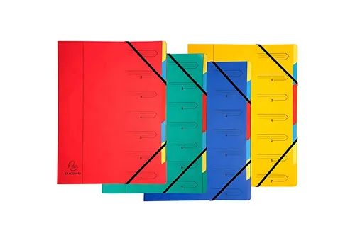 EXACOMPTA Organisationsmappe Exacompta Ordnungsmappe A4 Manila 7tlg sort