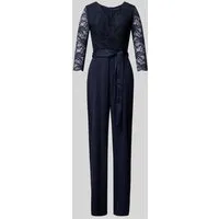 Swing Jumpsuit Damen blau, 42 605089-0002-00420 von Swing
