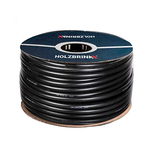 HOLZBRINK Verlegerohr 25mm für Sprinklersysteme - Bewässerungsrohre aus hochwertigem Polyethylen, 30m lang, 100% wetterfest und UV-stabilisiert – ideal für professionelle Anwendungen im Ackerbau und DIY-Projekte.