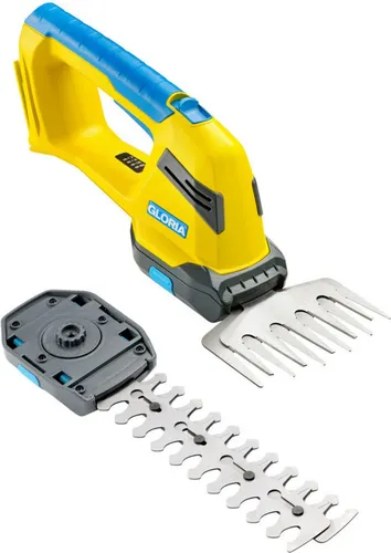 Gloria Haus und Garten compact Akku Grasschere 18V - Präziser Schnitt für Ihren Garten - Heckenscheren mit 14 cm XL-Schnittbreite für perfekte Rasenkanten und ergonomischem Design für müheloses Arbeiten. Kompatibel mit BOSCH PBA 18V Akkus.