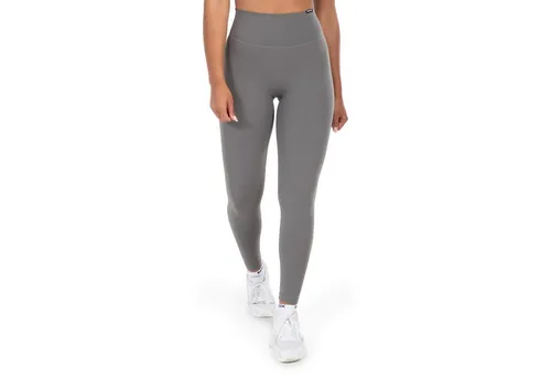 Smilodox Leggings Marie – Hochtaillierte Fitnessleggings für Gym & Yoga - Blickdichte, figurformende Sportleggings in Grau, perfekt für Training und Freizeit. Seamless Design sorgt für höchsten Tragekomfort und Bewegungsfreiheit.