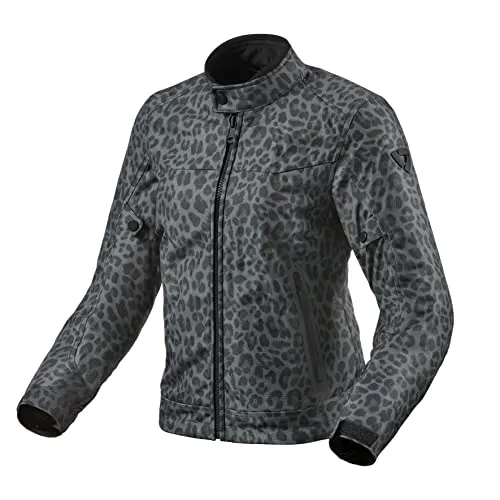 Revit Shade H2O Damen Motorrad Textiljacke, schwarz/grau, S