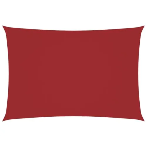 vidaXL Sonnensegel Oxford-Gewebe Rechteckig 3x6 m Rot in rot von vidaXL