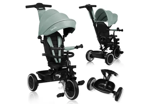 LIONELO Berry Multifunktionales Dreirad und Kinderwagen in grün von Lionelo