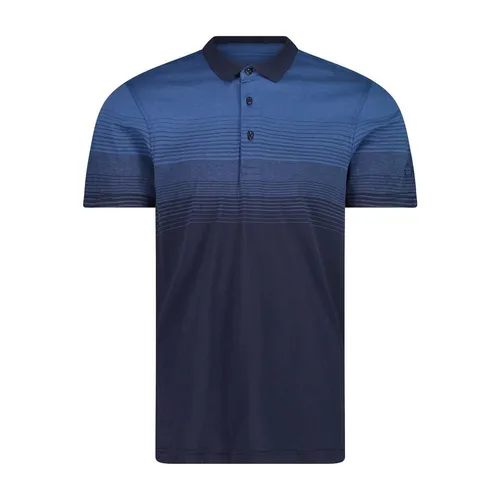 CMP Herren Poloshirt MAN POLO 33N5547 blau 54 EU - Herren-Shirt in Regular Fit mit gestreiftem Design, aus 60% Baumwolle für hohen Tragekomfort, ideal für Freizeit und Sport.
