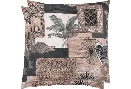 GO-DE Dekokissen Klara in braun von GO-DE