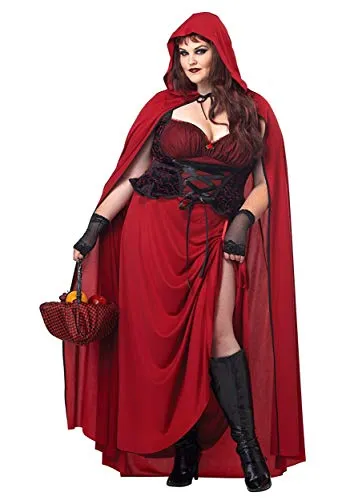Déguisement Petit Chaperon Rouge Gothique Grande Taille Femme Jadeo
