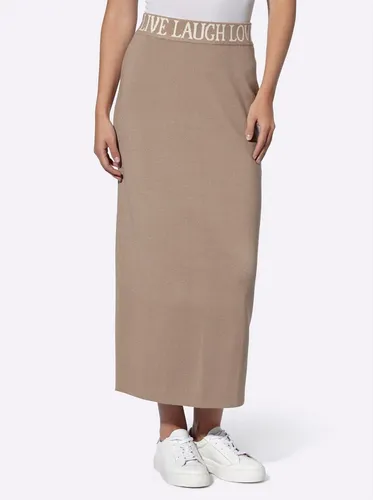 heine Strickrock Strickrock Länge ca. 90 cm in braun von Heine