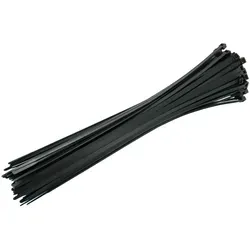 WKK Kunststoffkabelbinder schw. UV-stab. 300x4,8mm 100 St. (110196071)