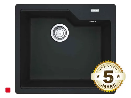 Franke Urban UBG 610-56 Onyx Granitspüle in schwarz von Franke