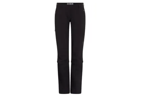 McKinley Mandorak II Zipphose Damen - Vielseitige Wanderhose in black night - Wanderhosen mit abzippbaren Beinen, 4-Wege-Stretchmaterial und Dry Plus-Funktion für besten Feuchtigkeitstransport; ideal für aktive Outdoor-Abenteuer.