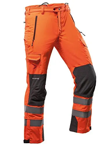Pfanner Outdoor Warnschutzhose Gladiator extrem 804488 - Größe L, Farbe: Orange - Arbeitshosen mit hervorragender Sichtbarkeit und optimalem Tragekomfort, ideal für Outdoor-Einsätze bei jedem Wetter.