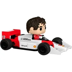 Funko Pop! Rides Super Deluxe: McLaren - Senna - Chibi Figuren - Einzigartige 14 cm große Vinylfigur für Fans und Sammler, perfekt als Geschenk für McLaren Senna Liebhaber.
