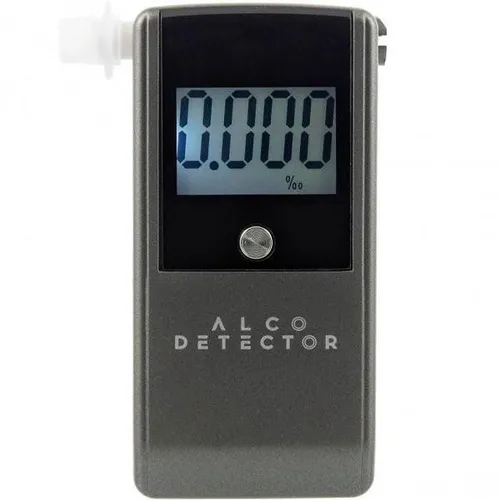 ALCODETECTOR EC5 Alkoholtester elektrochemisch 0-3‰ mit 5 Mundstücken und Etui