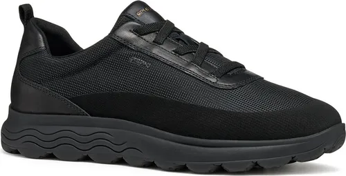 Geox Herren U SPHERICA Sneaker, Black, 45 EU