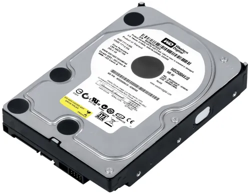 WD AV WD2500AVJS 250GB Festplatte - 3,5 Zoll interne HDD mit 7200 U/min und 8MB Cache, ideal für Desktop-PCs. Hot Swap-fähig und robust für zuverlässige Datenübertragungen.