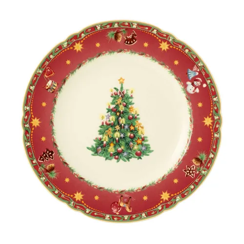 Seltmann Weiden Marie-Luise Speiseteller Weihnachtsnostalgie Ø 25.3 cm - Porzellanteller mit nostalgischem Weihnachtsdesign, perfekt für festliche Anlässe und besondere Momente.