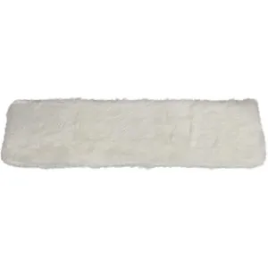 Frank-Flechtwaren Tischläufer Felloptik, 337451, weiß - Tischläufer in weißer Felloptik aus Polyester, flauschig weich und abwaschbar bis 30°C – ideal für eine moderne, gemütliche Essbereich-Gestaltung.