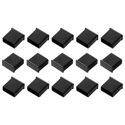 15stk Plastik USB2.0 TypA Stecker Port Anti-staub Dustproof Abdeckung Schutzhüll
