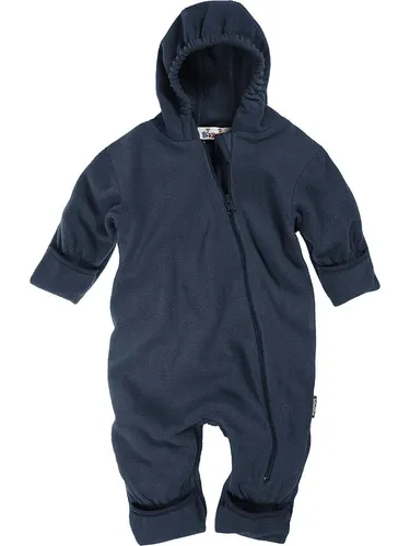 Playshoes Fleece-Overall Unisex Kinder Jumpsuit, dunkelblau, 68 - Overalls für Baby-Jungen, warmer Fleece-Overall mit atmungsaktivem Tragekomfort und extra langem Reißverschluss für einfaches An- und Ausziehen.