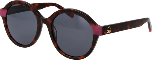 United Colors of Benetton Sonnenbrille BE5084 53103 - Stilvolle Damen Sonnenbrille von Benetton im braunen Vollranddesign. Mit 100% UV-Schutz und modernem Look - ideal für sonnige Tage.