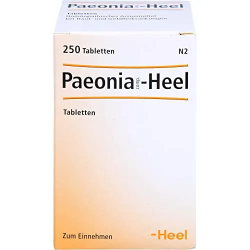 Paeonia Comp.-Heel 250 ST - Homöopathisches Arzneimittel zur Linderung entzündlicher Hautveränderungen und Hämorrhoiden. Ideal für eine sanfte Behandlung ohne bekannte Nebenwirkungen.