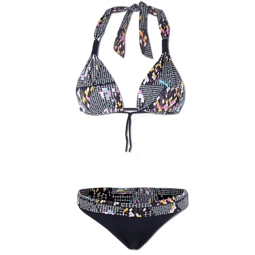 PUMA Neckholder Bikini Lycra Zweiteiler gepolsterte Cups herausnehmbar Pads 34 B