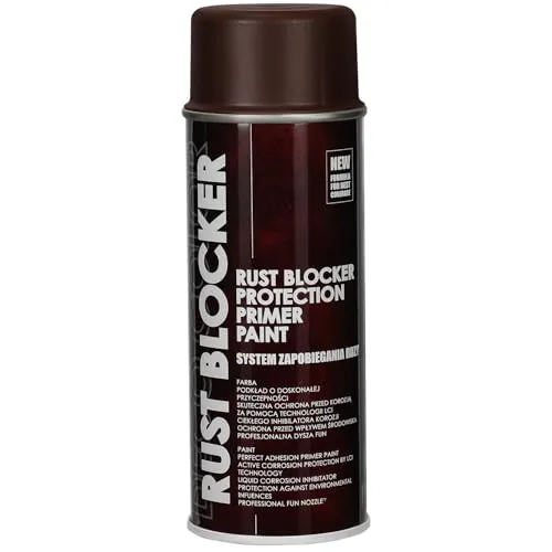 KOTARBAU® Sprühlack Rostschutz für Metall 400 ml Braun RAL 8017 Lack Spray Zinkspray Rostschutzfarbe für Gartenzaun Tore Metallfarbe Sprühfarbe Spraydosen Farbspray Sprühdose DIY