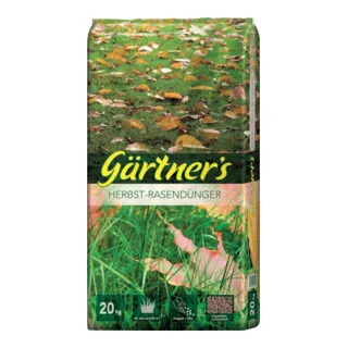 Herbst-Rasendünger 20kg - NPK-Dünger mit Magnesium und Schwefel für gesunde Rasenpflege. Ideal zur Herbstversorgung von Gehölzen, unterstützt den Wasserhaushalt im Winter. Anwendung: August bis Oktober.