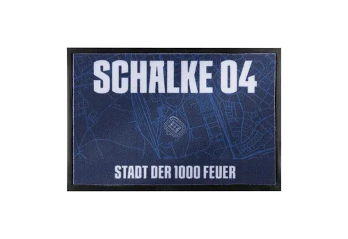 FC Schalke 04 Fußmatte Fussmatte Meine Heimat, rechteckig