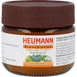 HEUMANN Bronchialtee SOLUBIFIX T - Tees zur Unterstützung der Schleimlösung in den Atemwegen, mit natürlichen Extrakten von Süßholz, Eibisch, Primel und Thymian für eine wohltuende Wirkung.