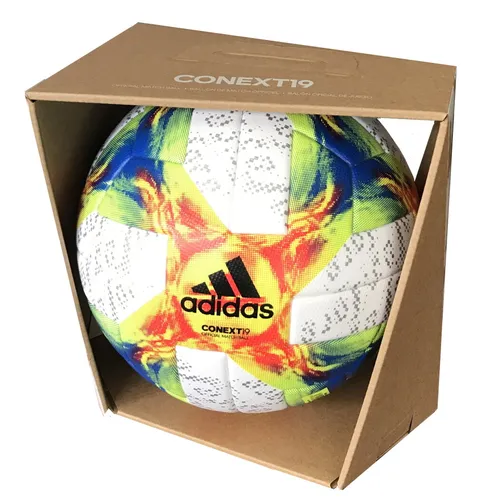 adidas Conext 19 OMB Offizieller Spielball weiß/gelb/rot/blau Größe 5 [DN8633]