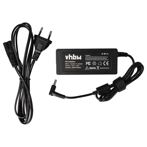 vhbw 1x Netzteil Ersatz für HP 710412-001, 709985-002, 714657-001, 714159-001, PP009C für Notebook, 65 W
