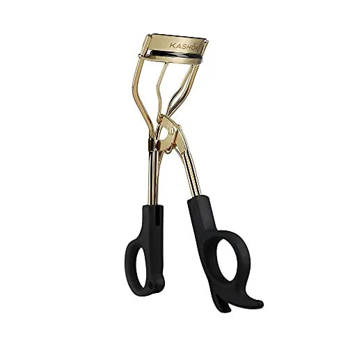 TB TOOLS FOR BEAUTY KASH KI EYELASH CURLER - Wimpernzange aus Edelstahl für kurze und lange Wimpern, ideal für alle Augenformen, mit komfortablen Gummipads in Gold