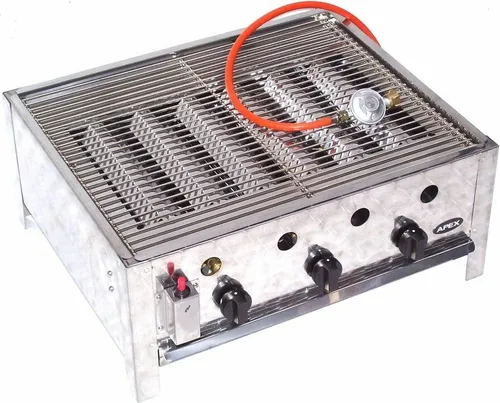 Apex Gasgrill EDELSTAHL 10 kW 3-flammig von Apex