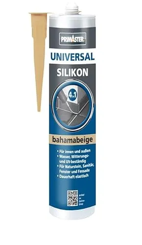 Primaster Universalsilikon 4 in 1 Bahamabeige 300ml Vergilbungsfrei Innen&Außen