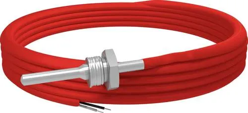 Emko Temperatursensor PTCS-M6L30.K1,5 - PTC Fühler für präzise Temperaturmessung - Elektrische Messgeräte mit Messbereich von -50 bis 130°C, ideal für Temperaturmessungen in Flüssigkeiten.