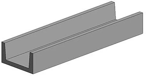 Evergreen U-Profil,4,0 x 350 mm (4) - 265